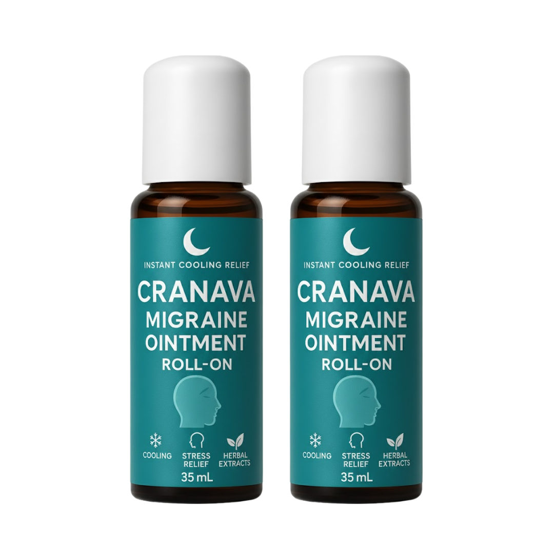 Cranava Migraine Ointment - 2 Bottles (70ml Total)